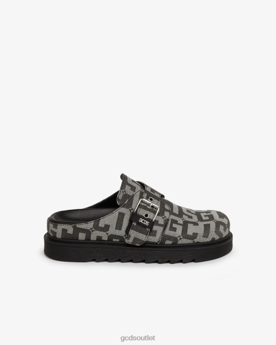 Men GCDS Jacquard Monogram Mules Multicolor 0FVX176