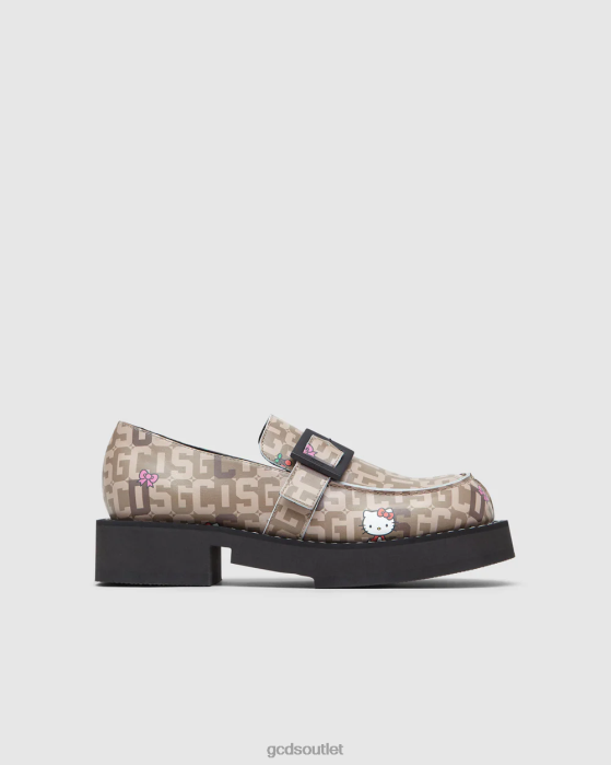 Men GCDS x Clarks Hello Kitty monogram loafers Multicolor 0FVX180