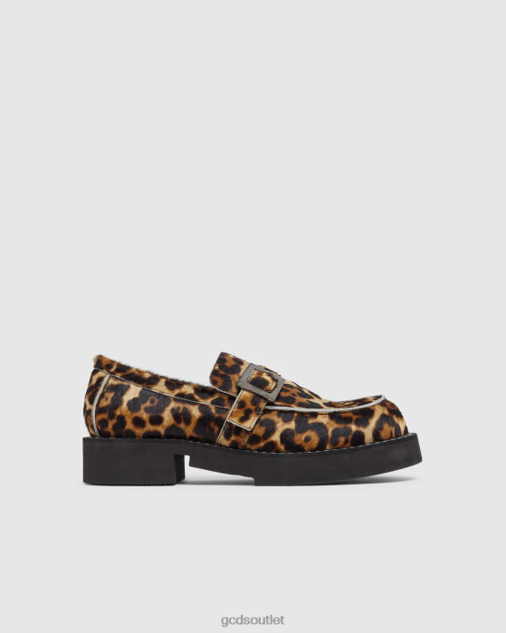 Men GCDS x Clarks Leopard loafers Multicolor 0FVX179