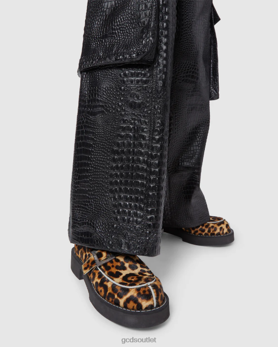 Men GCDS x Clarks Leopard loafers Multicolor 0FVX179