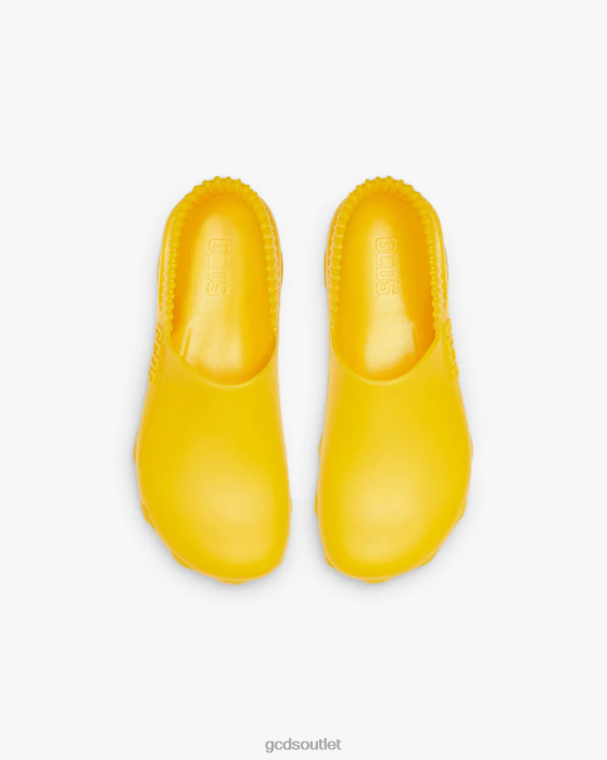 Men GCDS Ibex clogs Yellow 0FVX187