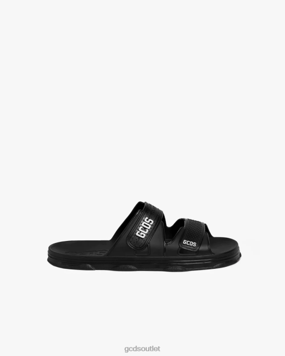 Men GCDS Rubber slides Black 0FVX182