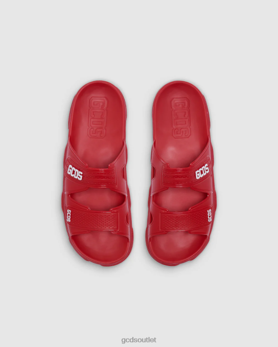 Men GCDS Rubber slides Red 0FVX192