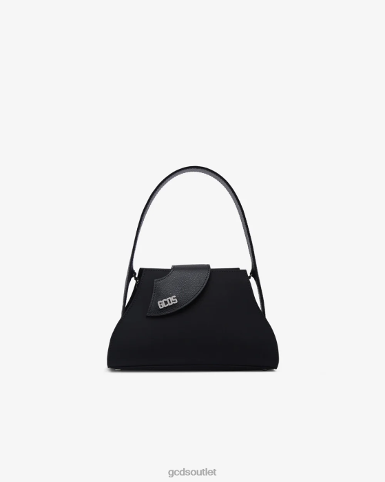 Women GCDS Comma Small Handbag Black 0FVX519