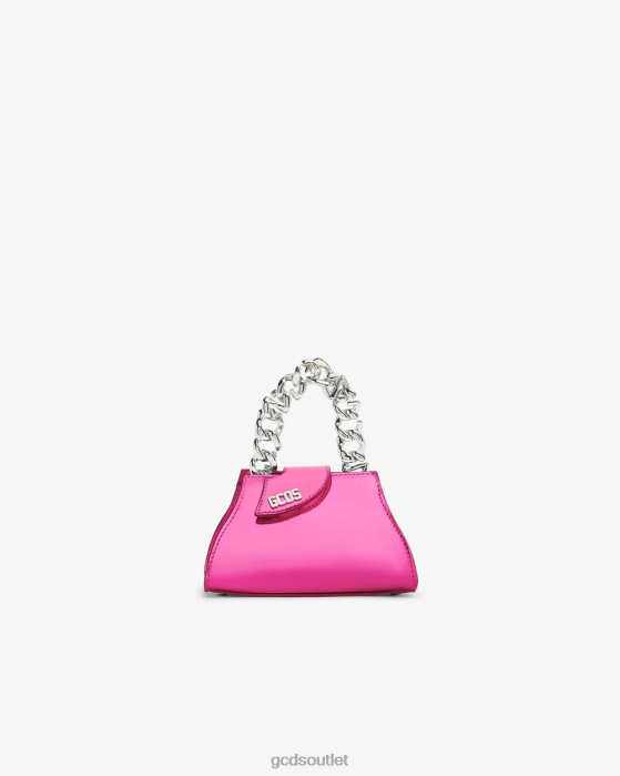Women GCDS Comma Transpallic Baby Bag Fuchsia 0FVX526