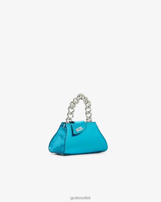 Women GCDS Comma Transpallic Baby Bag Light Blue 0FVX523