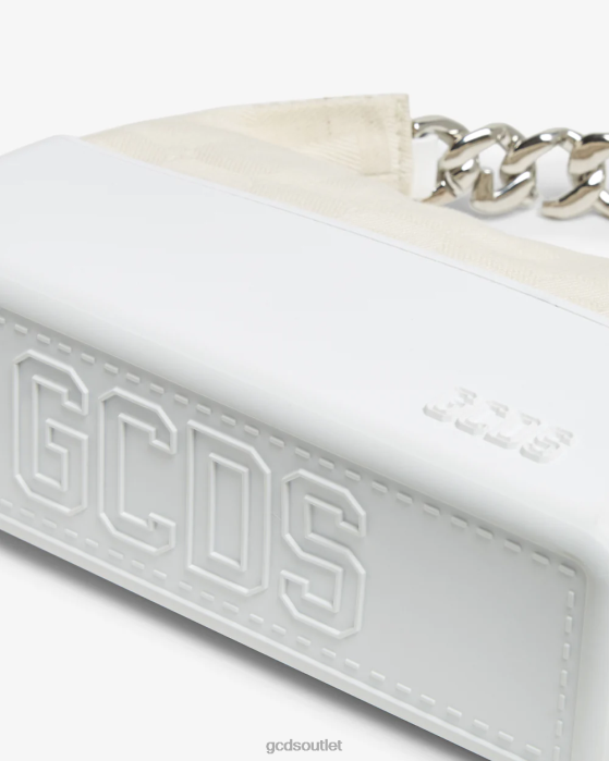 Women GCDS Matilda Monogram Small Bag Off White 0FVX535