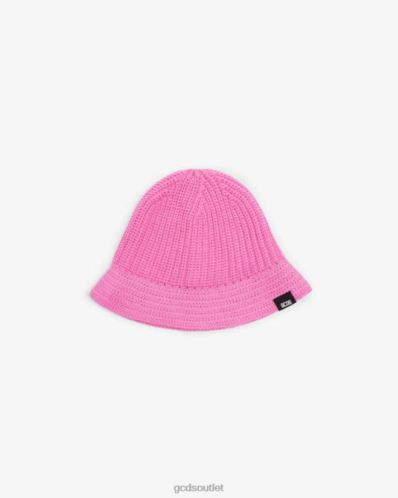 Women GCDS Giuly Cotton Cloche hat Fuchsia 0FVX542