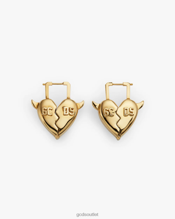 Women GCDS Heartbreaker earrings Gold 0FVX550