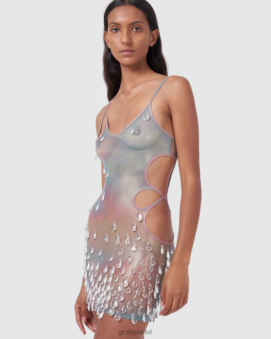 Women GCDS Sita drops dress Multicolor 0FVX556