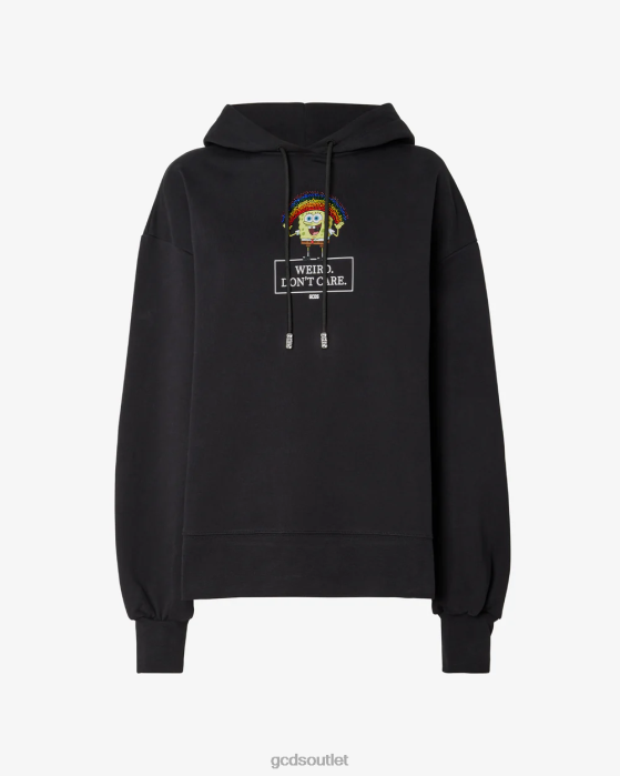 Women GCDS Spongebob Don'T Care Hoodie Black 0FVX350