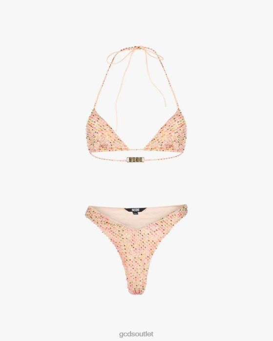 Women GCDS Embroidered Tulle Bikini Multicolor 0FVX482