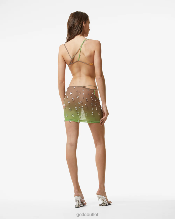 Women GCDS Sita Drops Bra Military Green 0FVX388