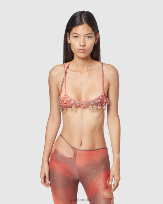 Women GCDS Sita Drops Mini Top Multicolor 0FVX389