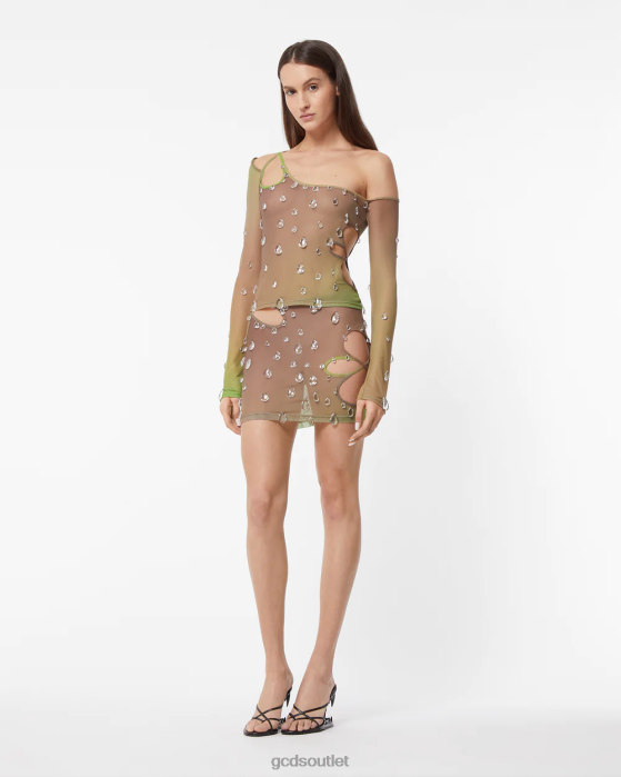 Women GCDS Sita Drops Top Military Green 0FVX383