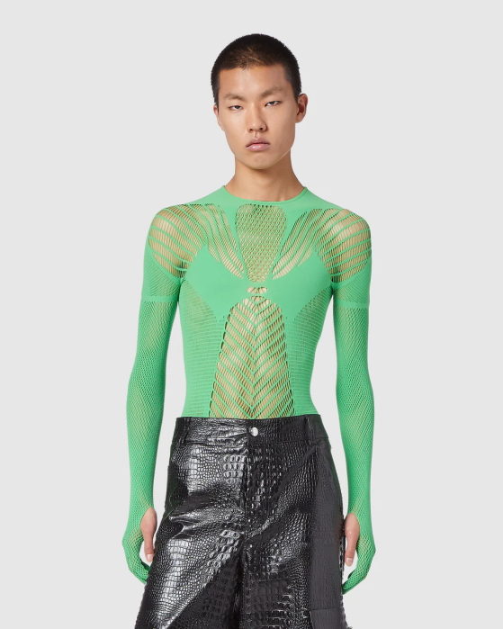Women GCDS Venom bodysuit Green 0FVX393