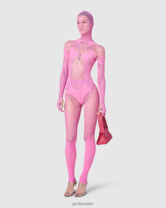 Women GCDS Venom bodysuit Pink 0FVX392