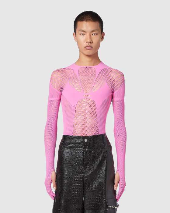 Women GCDS Venom bodysuit Pink 0FVX392
