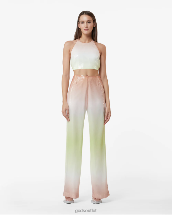 Women GCDS Degrade Sequins Trousers Multicolor 0FVX441