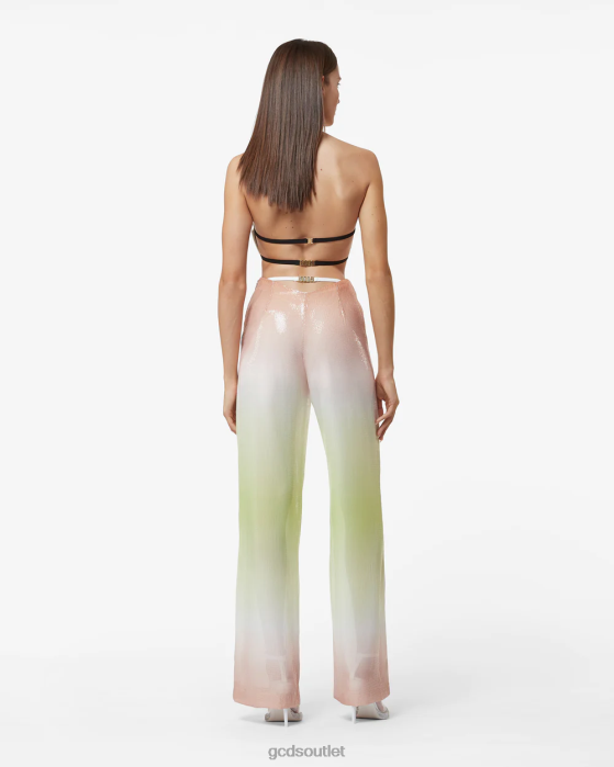 Women GCDS Degrade Sequins Trousers Multicolor 0FVX441