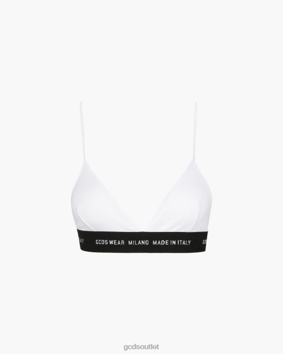 Women GCDS Wear basic bra White 0FVX469