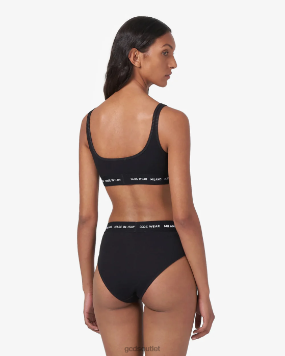 Women GCDS Wear oblo bra Black 0FVX466