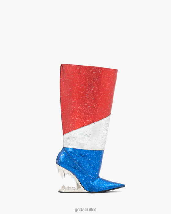 Women GCDS x Pepsi Morso Wide Boots Multicolor 0FVX493