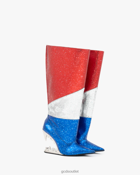 Women GCDS x Pepsi Morso Wide Boots Multicolor 0FVX493