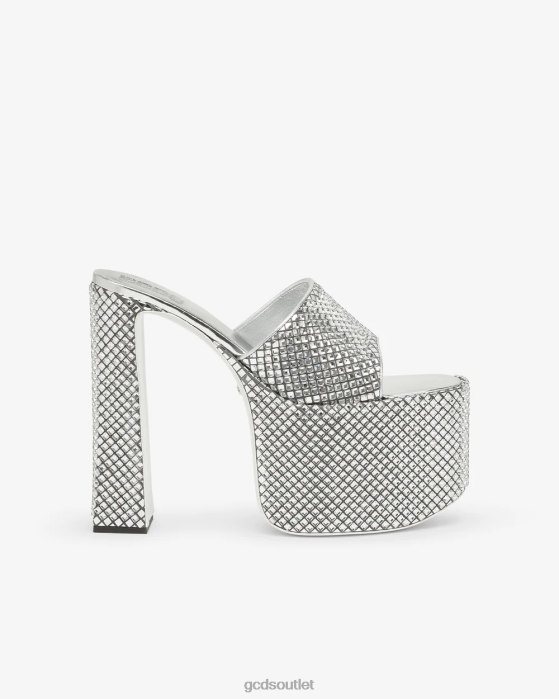 Women GCDS Mirror Platform Sandals Multicolor 0FVX498