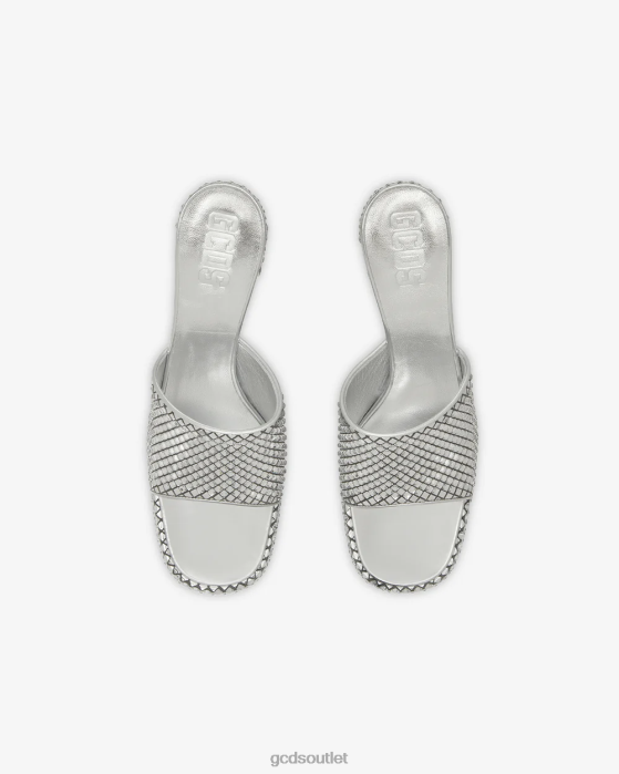 Women GCDS Mirror Platform Sandals Multicolor 0FVX498