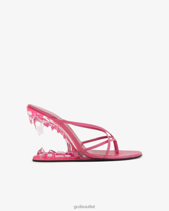 Women GCDS Morso Thongs Sandals Fuchsia 0FVX510